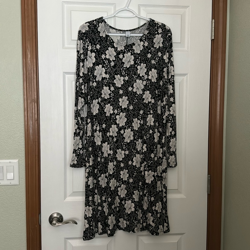 Women’s XL Old Navy Long Sleeve Shirt Dress